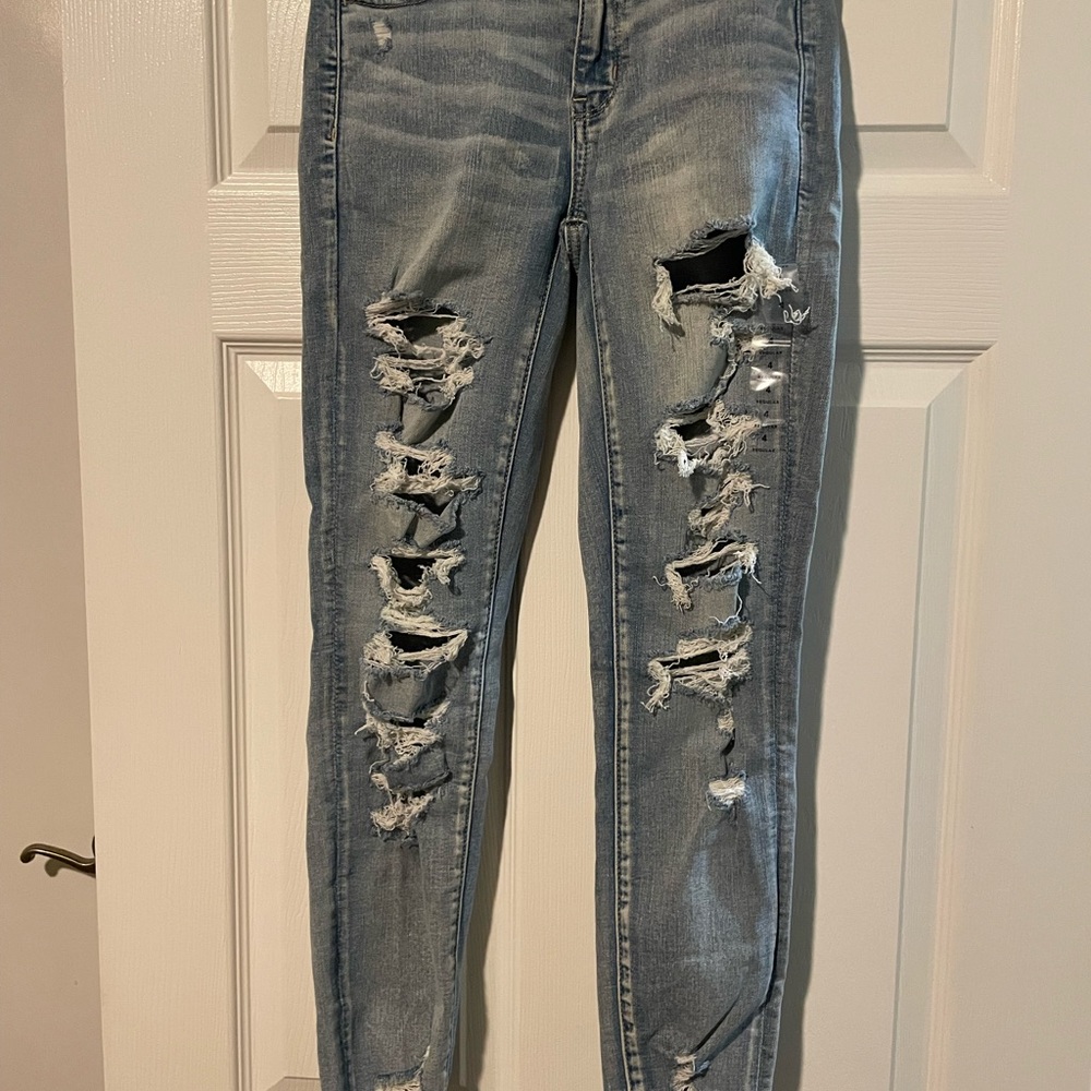Distressed Blue Jeans (new with tags)